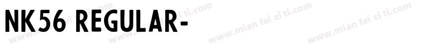 NK56 Regular字体转换
